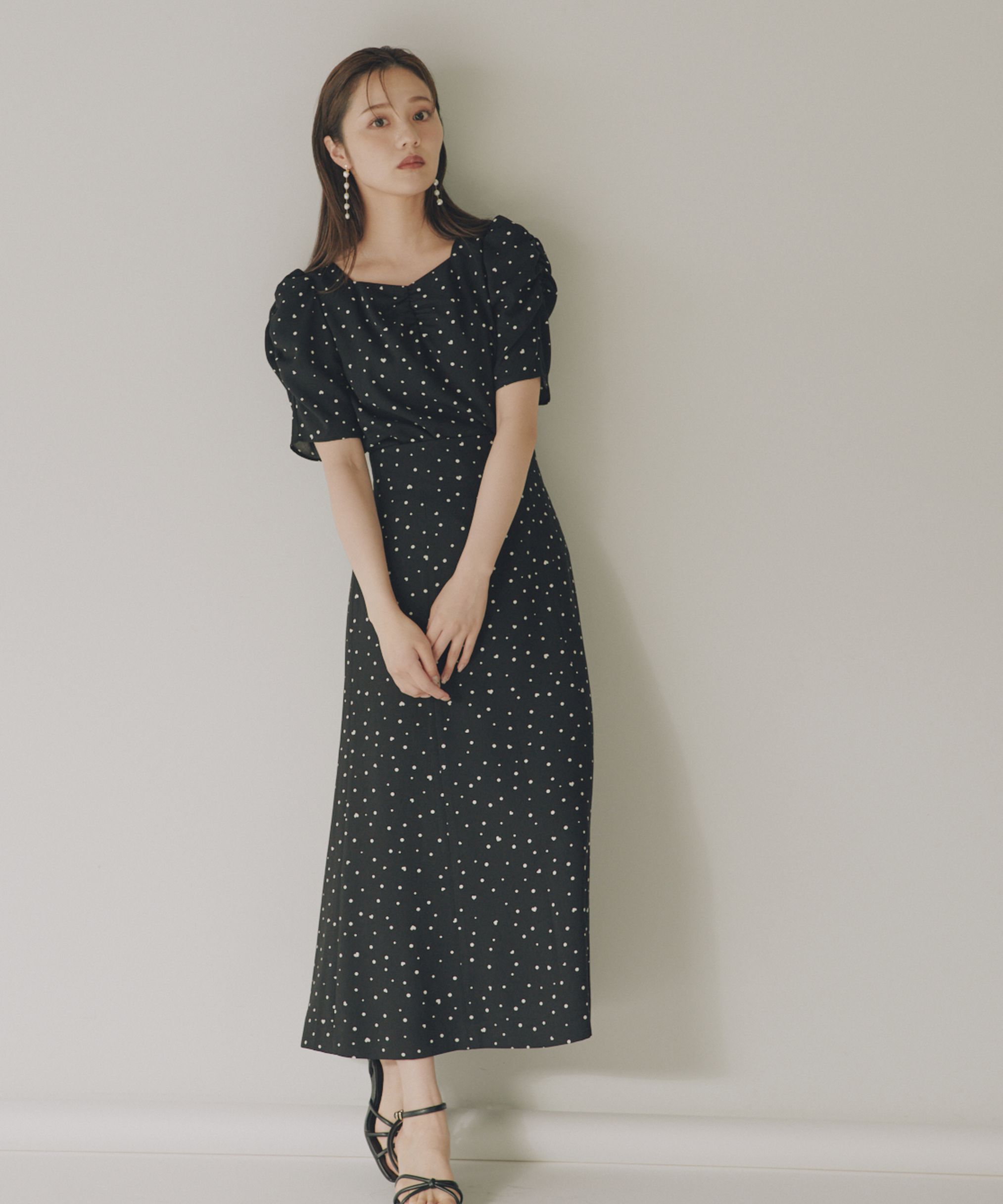 PROPORTION BODY DRESSING「ハートドットナロースカート」|スカート|