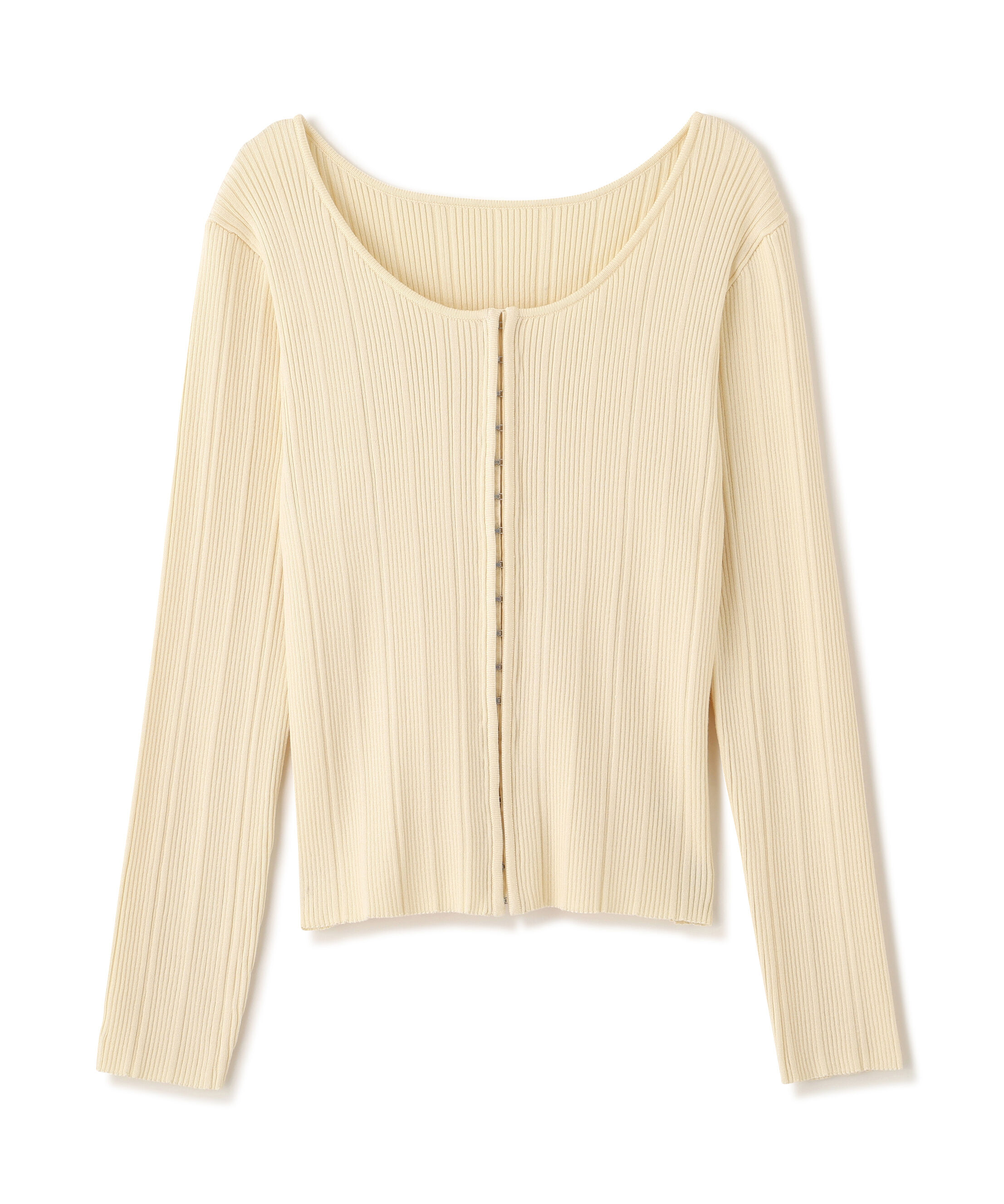 PROPORTION BODY DRESSING「＜ウォッシャブル＞フロントホックニット」|ニット・セーター|