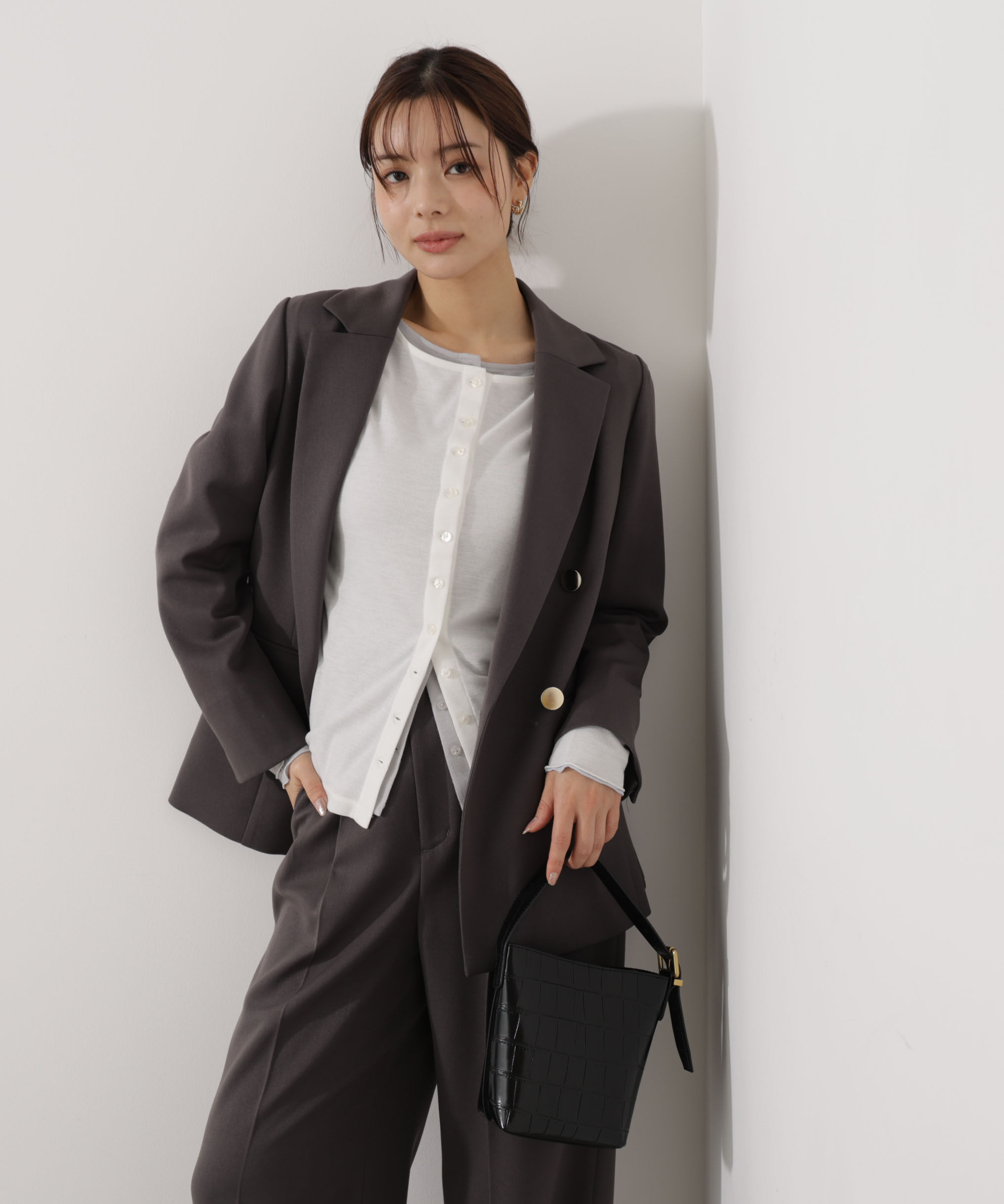 PROPORTION BODY DRESSING「〈a/mie〉シアーカットソー　26SS」|Tシャツ・カットソー|