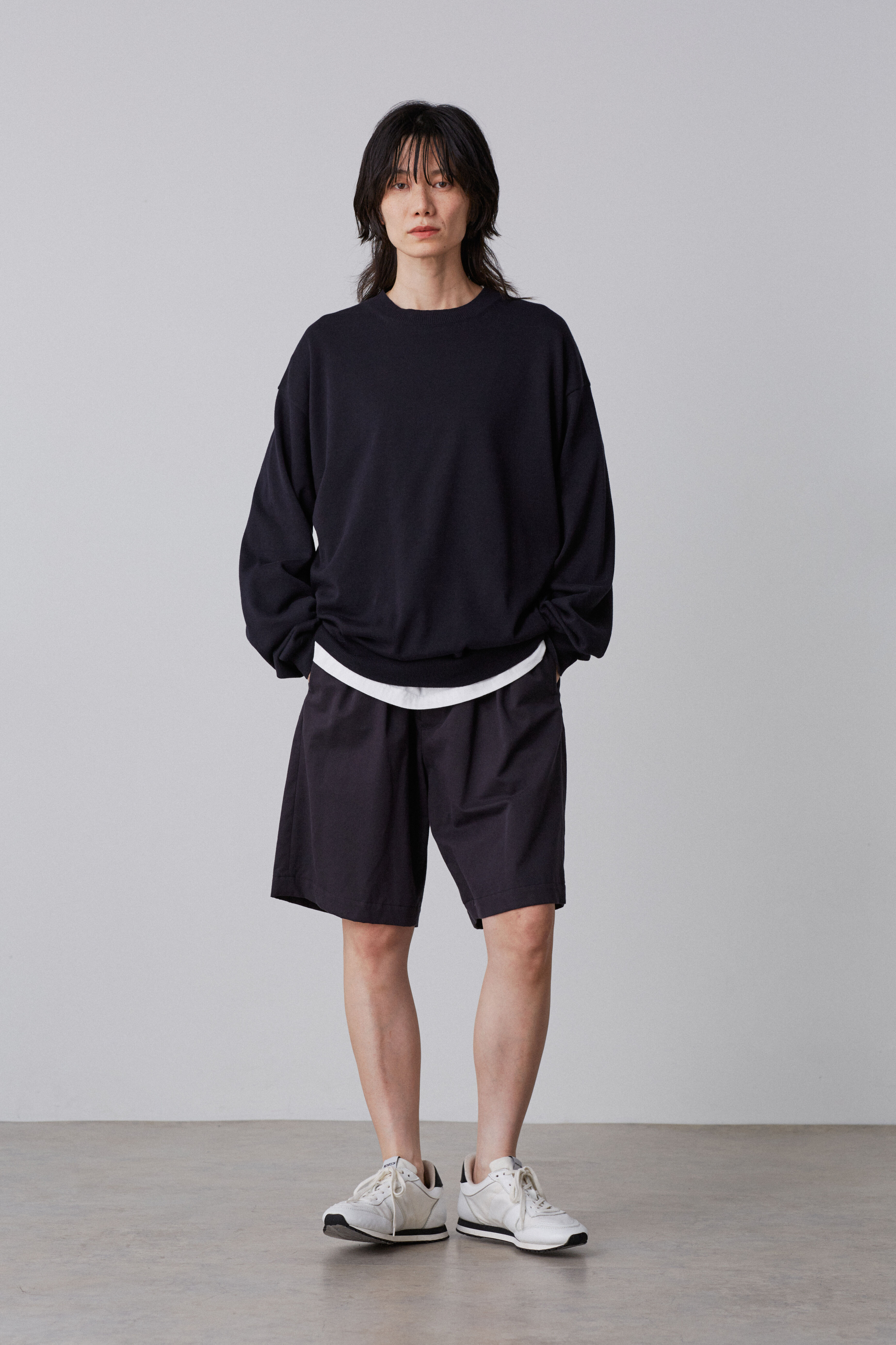 YLEVE 「Ｙ / ORGANIC COTTON TENCEL CHINO SHORTS」|その他|ネイビー