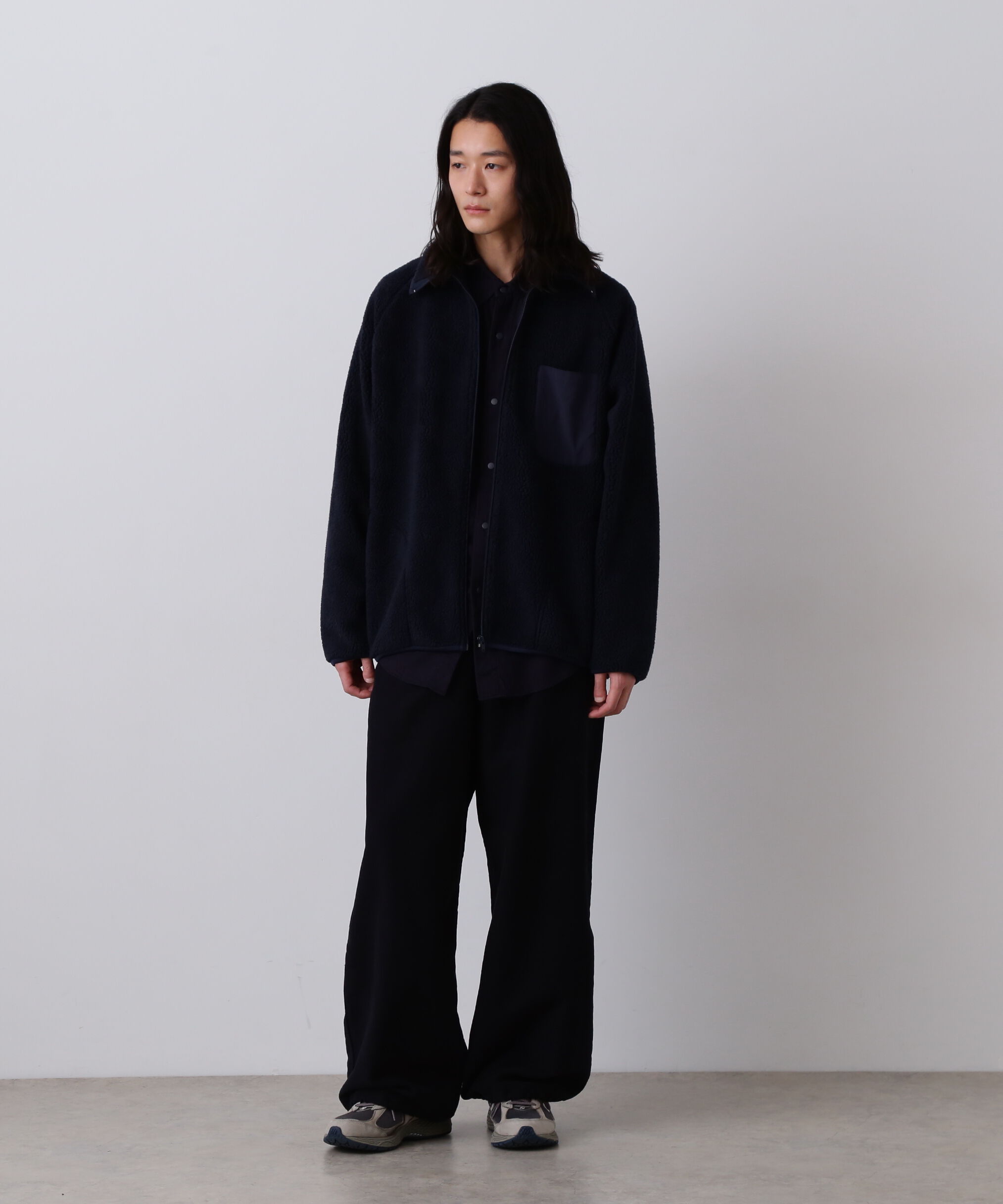 YLEVE 「Ｙ / ORGANIC COTTON SOFT MOLESKIN EASY TROUSERS」|その他|ネイビー