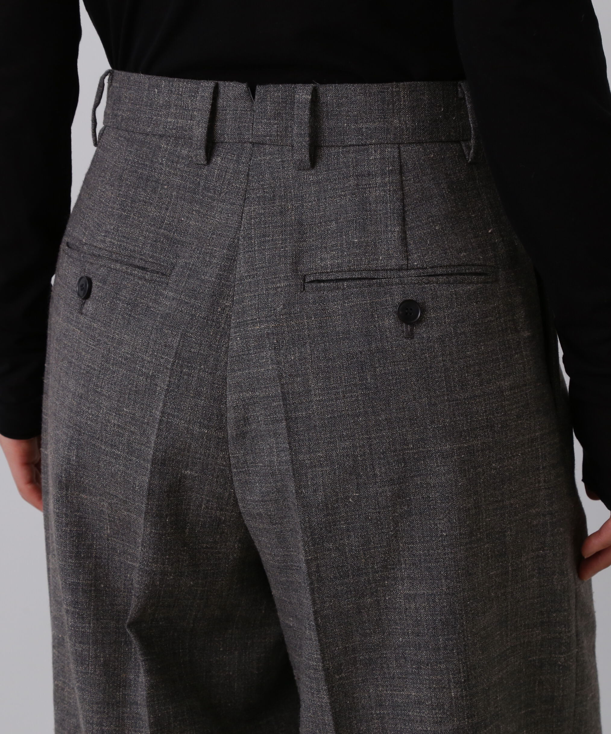 YLEVE 「YLEVE / WOOL LINEN TROUSERS」|その他|