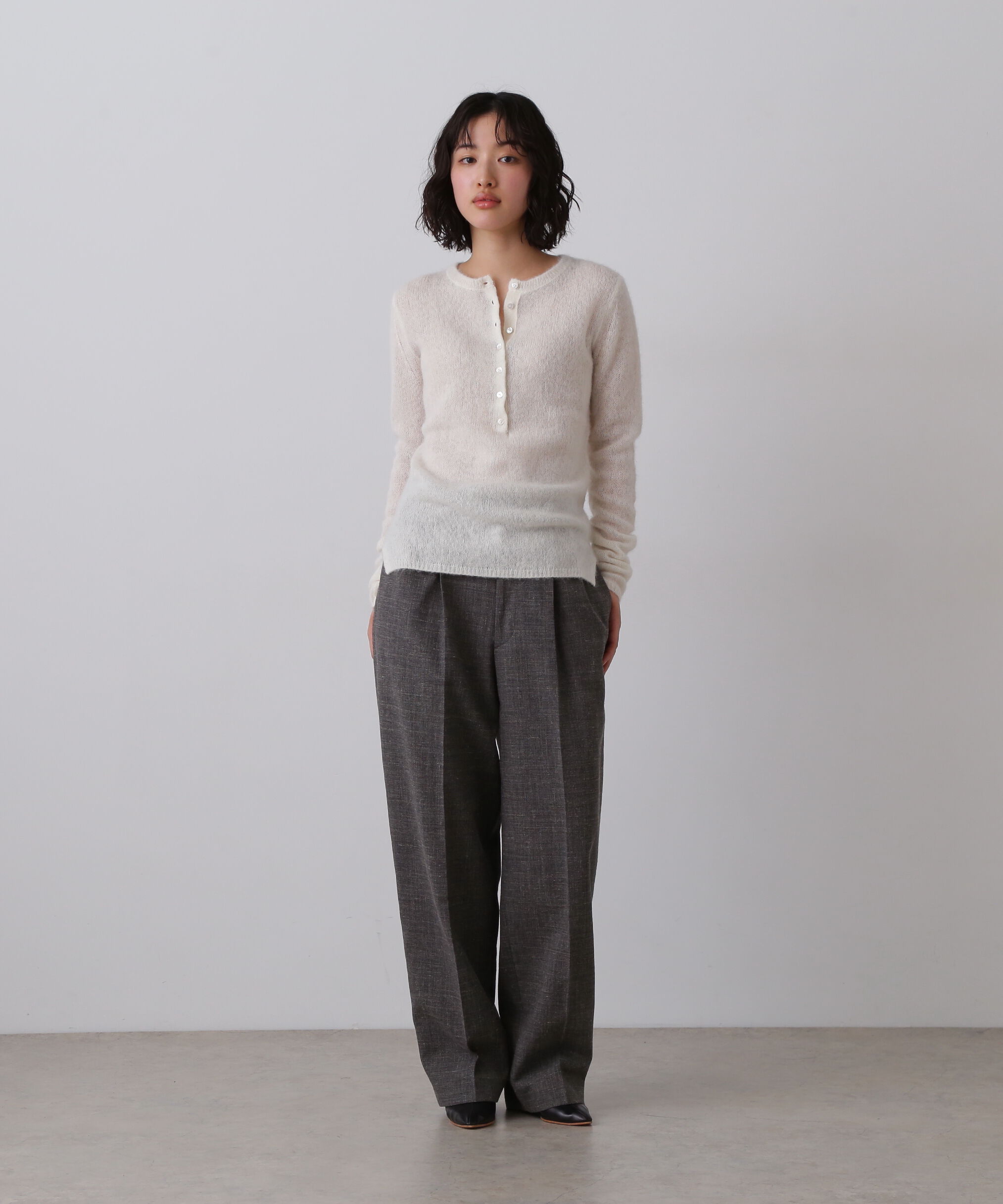 YLEVE 「YLEVE / WOOL LINEN TROUSERS」|その他|