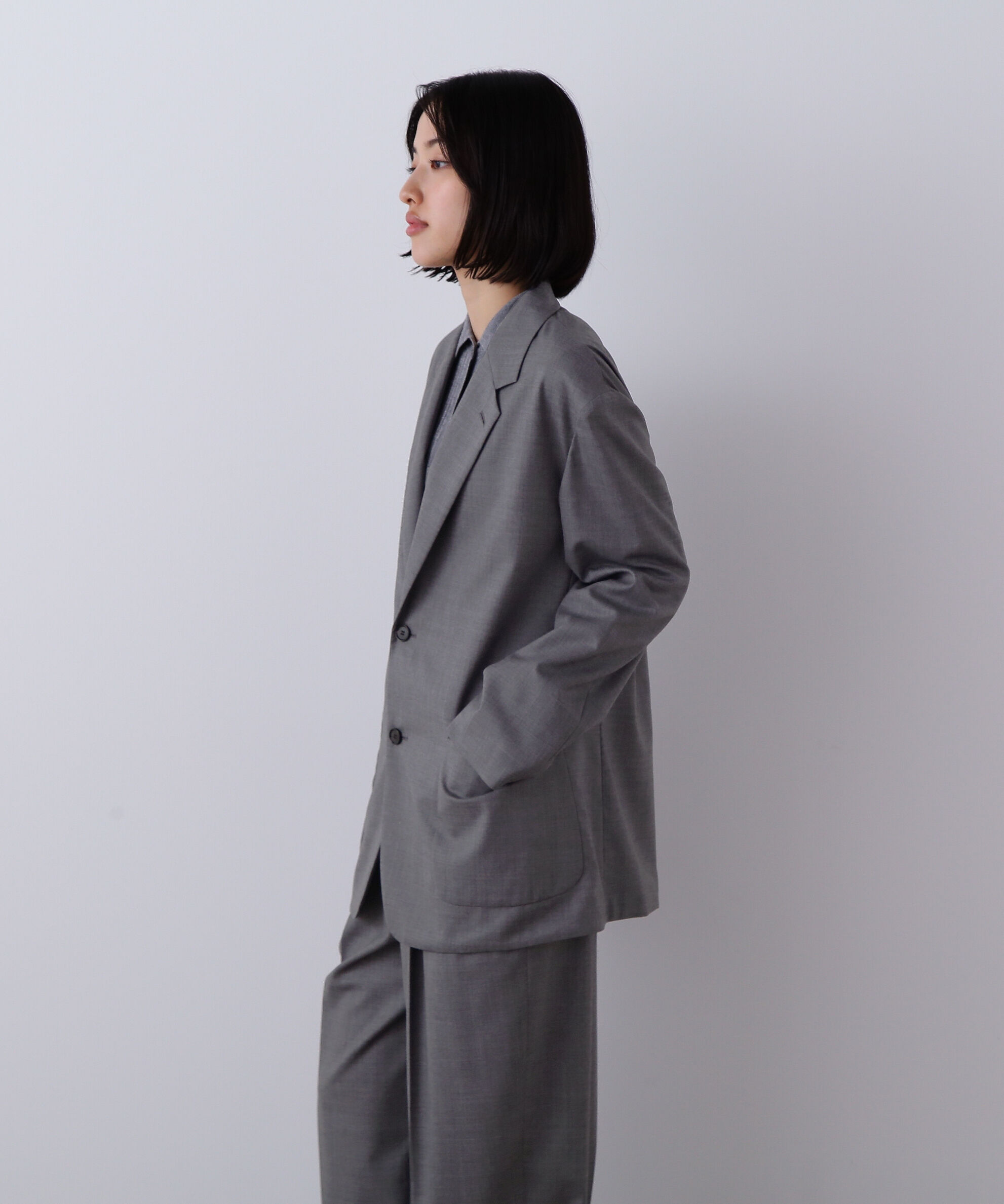 YLEVE 「YLEVE / SUPER120'S CHAMBRAY WOOL JACKET」|その他|