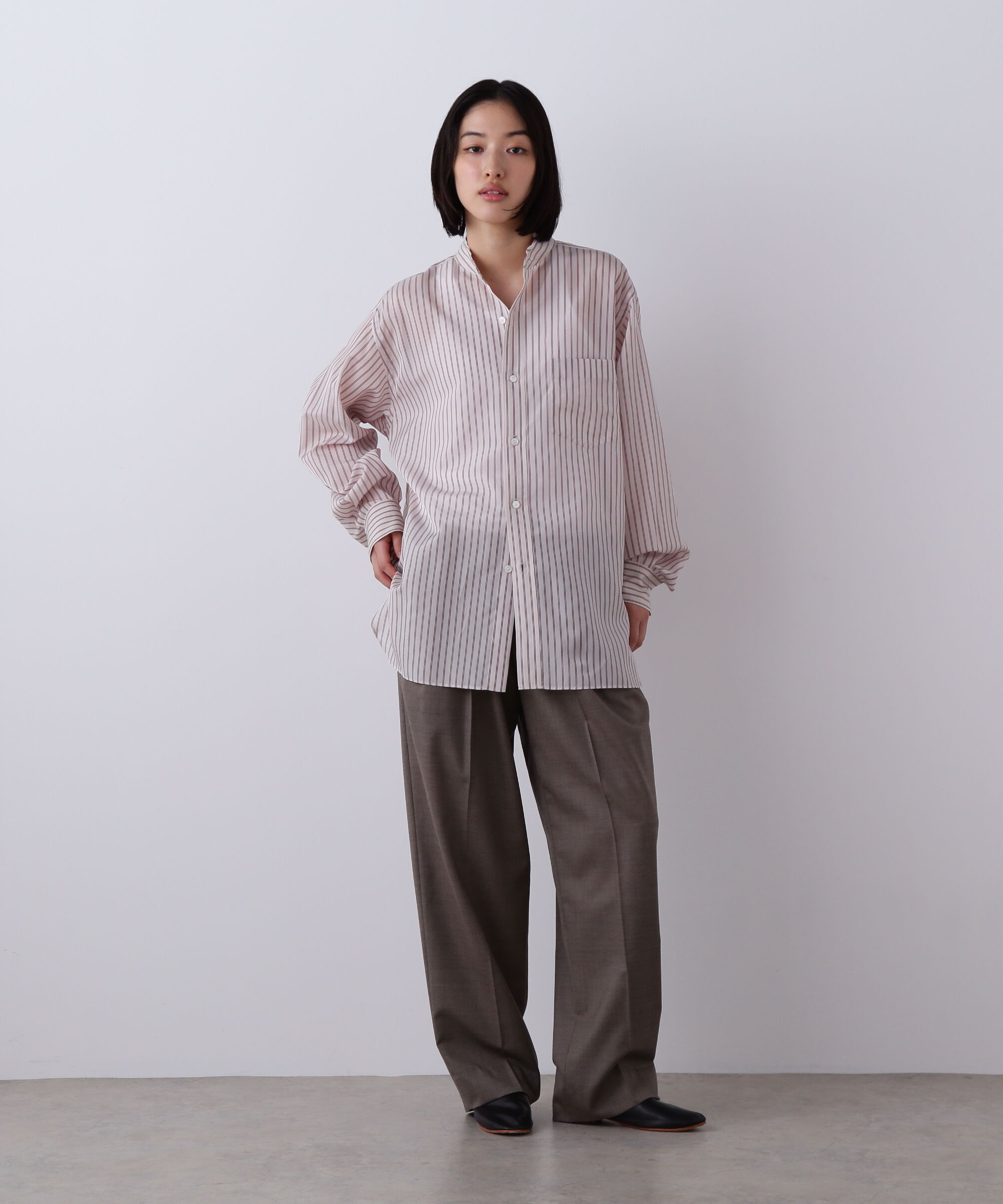YLEVE 「YLEVE / SUPER120'S CHAMBRAY WOOL 3TACK TROUSERS」|その他|