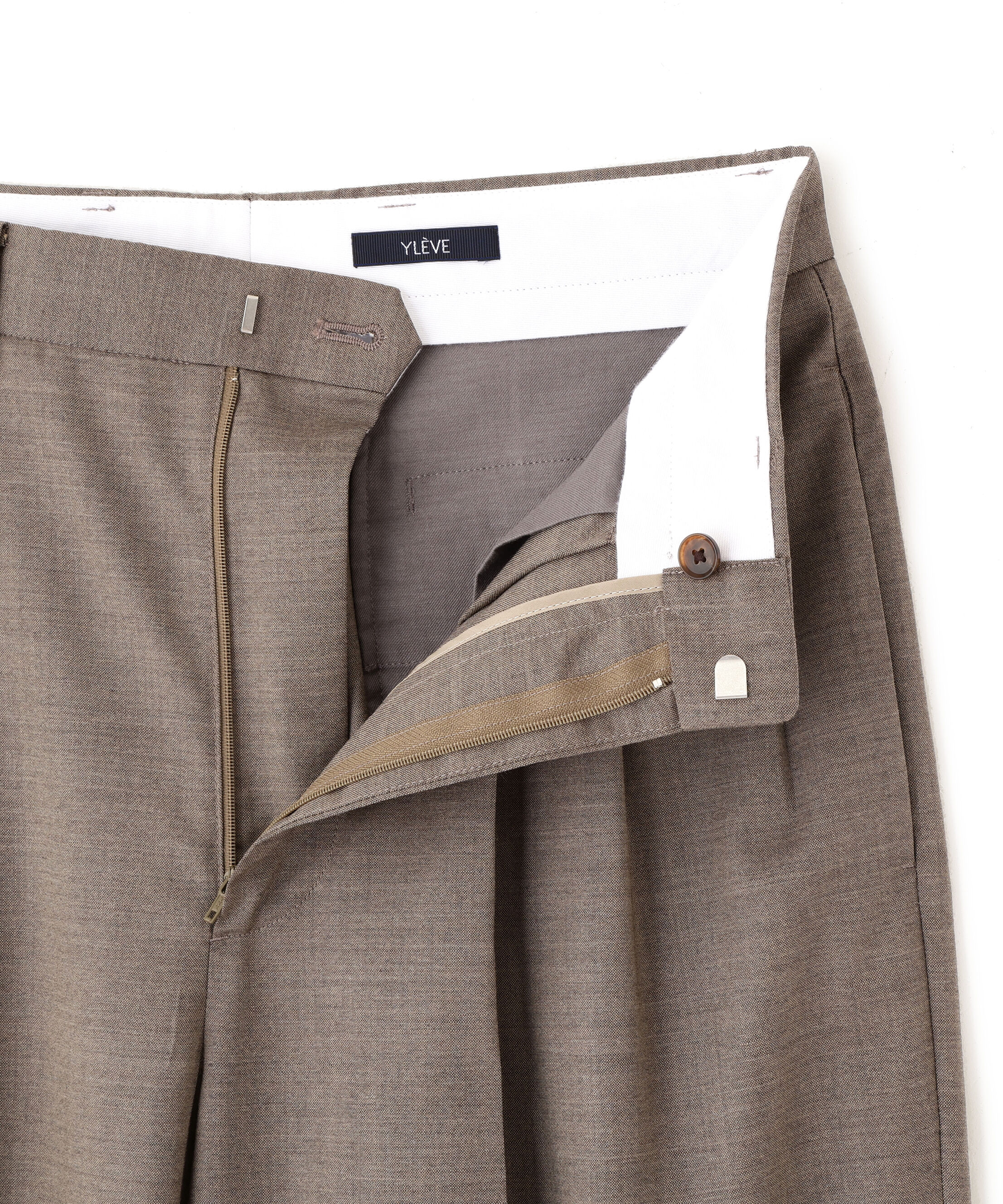 YLEVE 「YLEVE / SUPER120'S CHAMBRAY WOOL 3TACK TROUSERS」|その他|