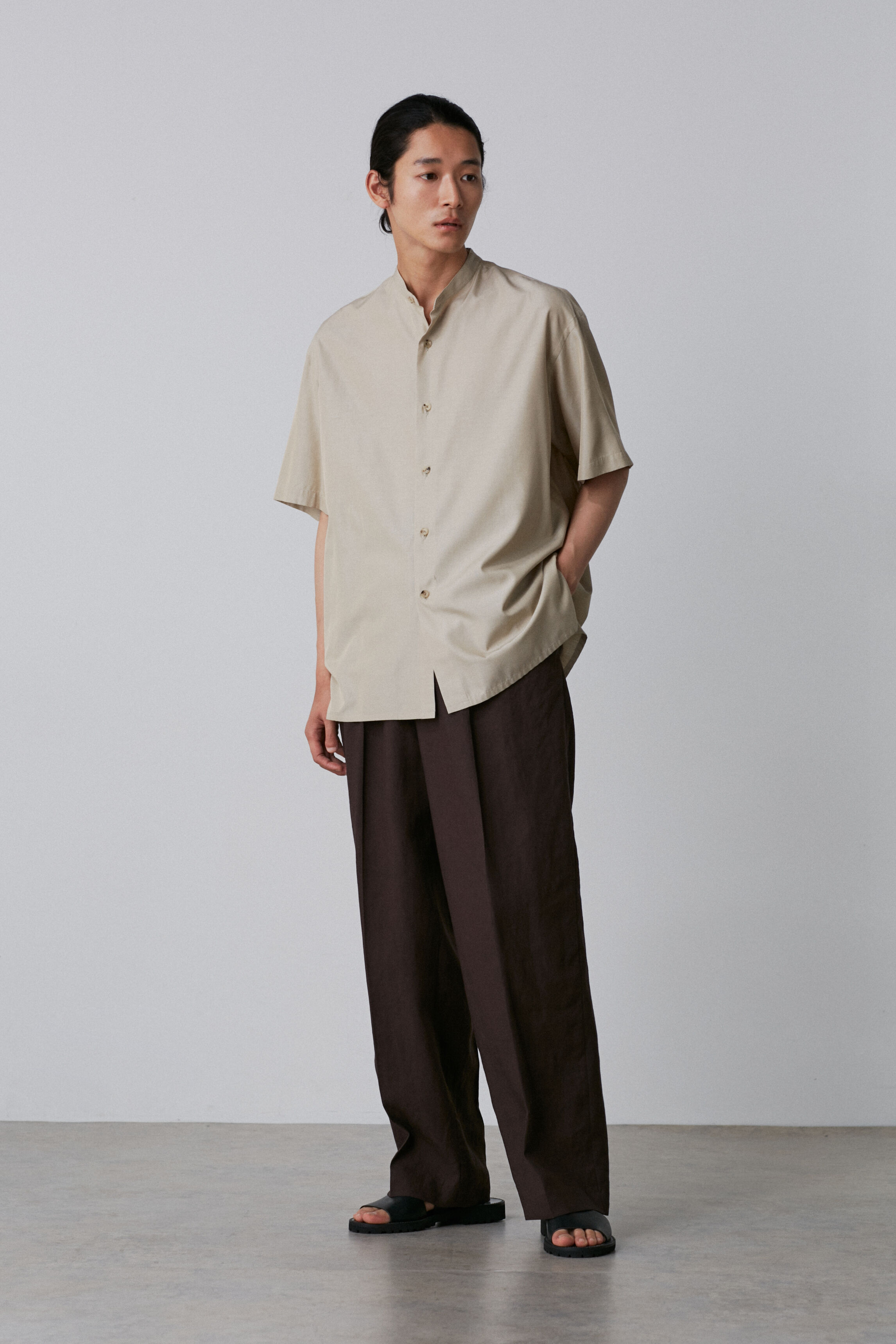 YLEVE 「YLEVE / TENCEL TROUSERS」|その他|ワイン