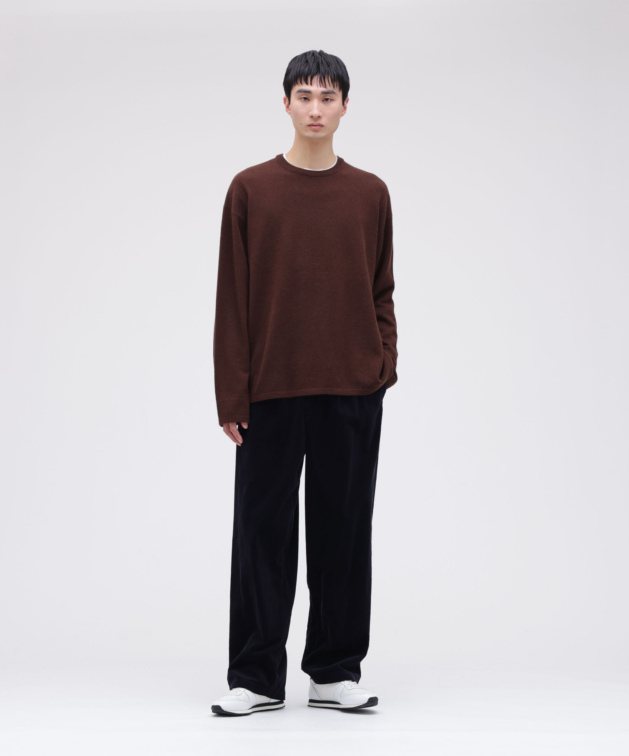 YLEVE 「YLEVE / CASHMERE KNIT T‐SHIRT」|ニット・セーター|ブラウン