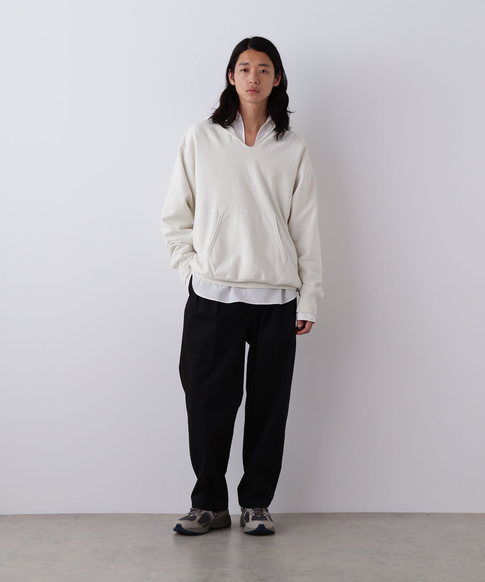 YLEVE 「YLEVE / ORGANIC COTTON SUN FADED SWEAT HOODIE」|Tシャツ・カットソー|