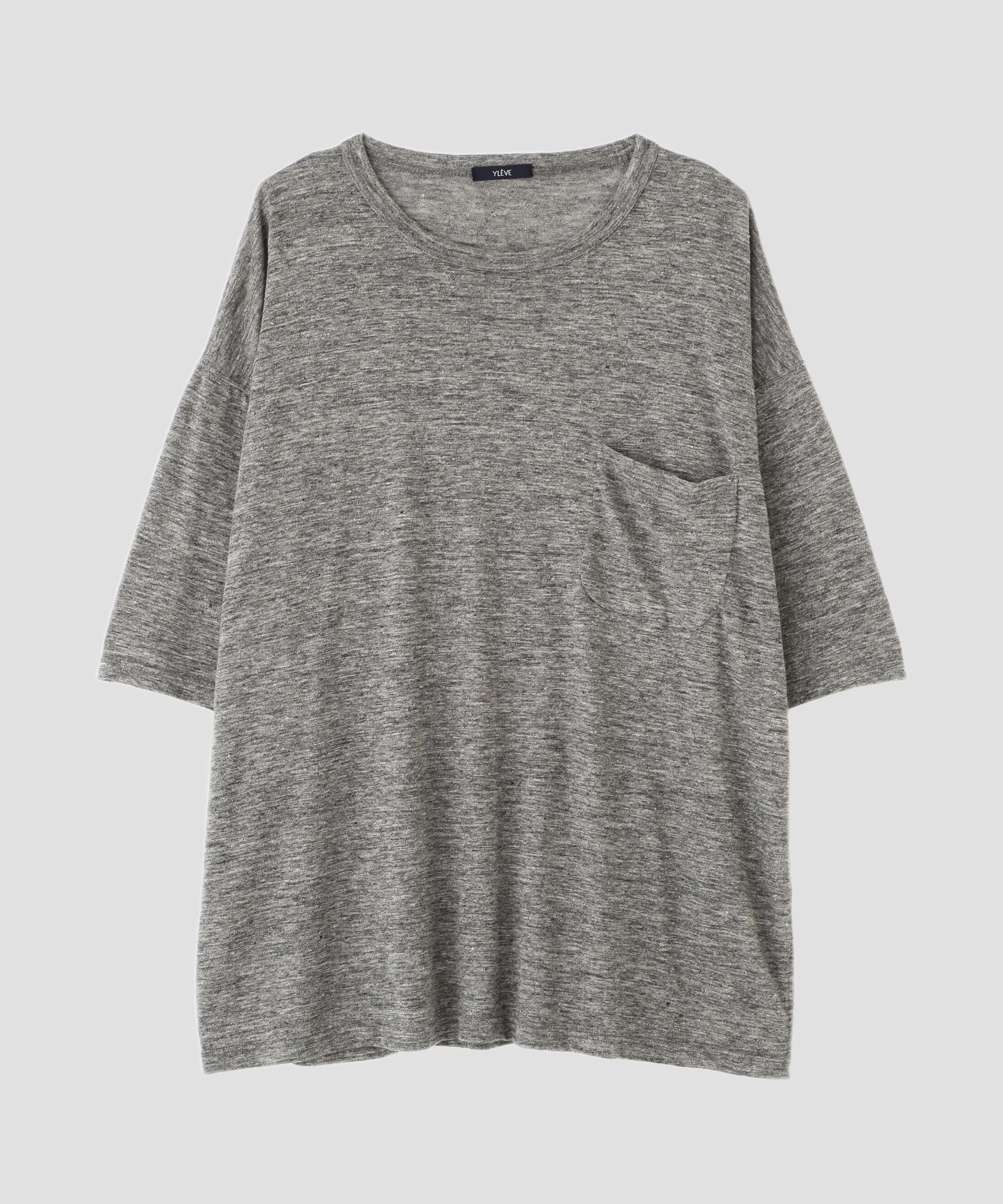 YLEVE 「YLEVE / LINEN POCKET T-SHIRT」|Tシャツ・カットソー|グレー