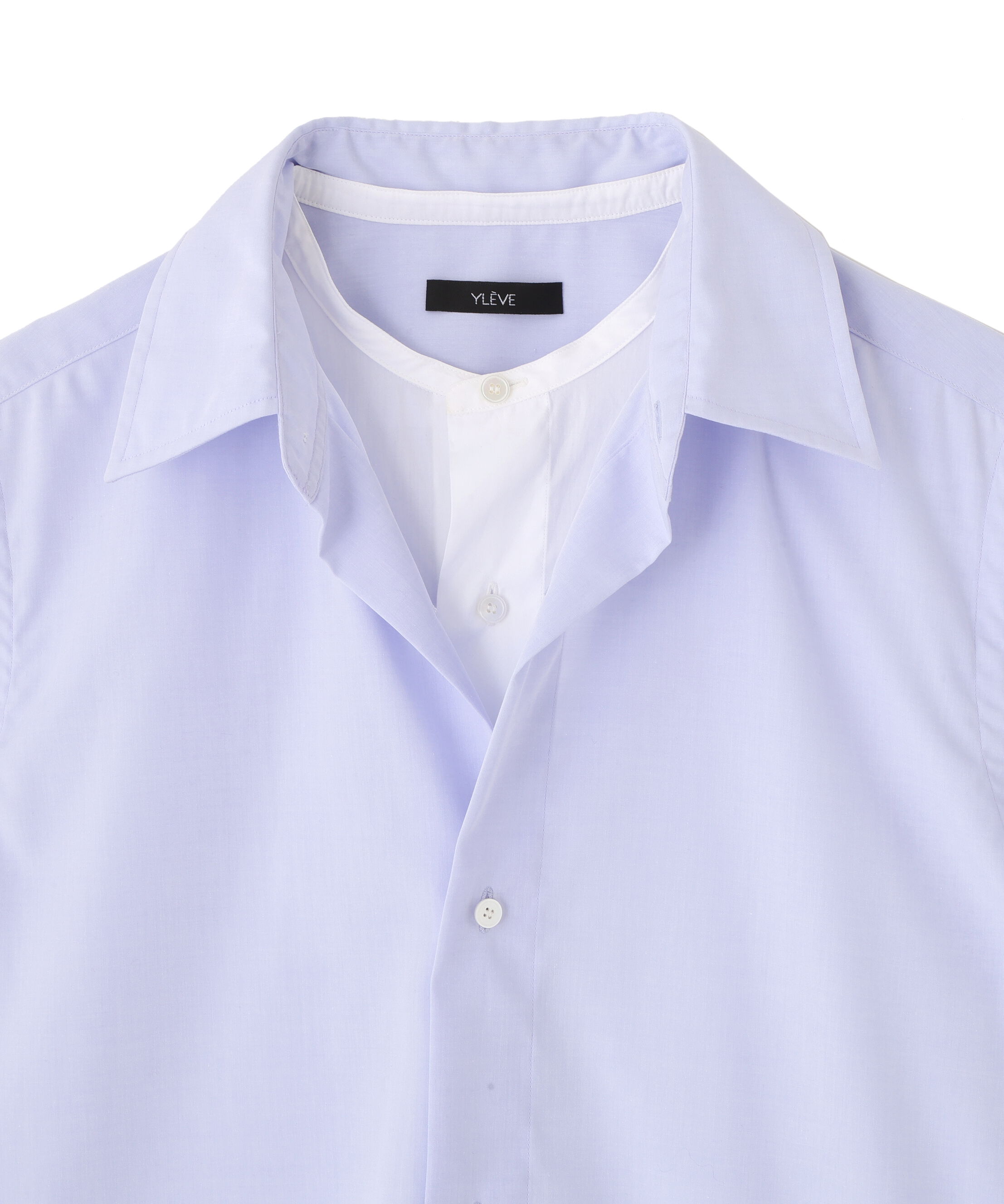 YLEVE 「YLEVE / COTTON BROAD CLOTH LAYERED SHIRT」|シャツ・ブラウス|