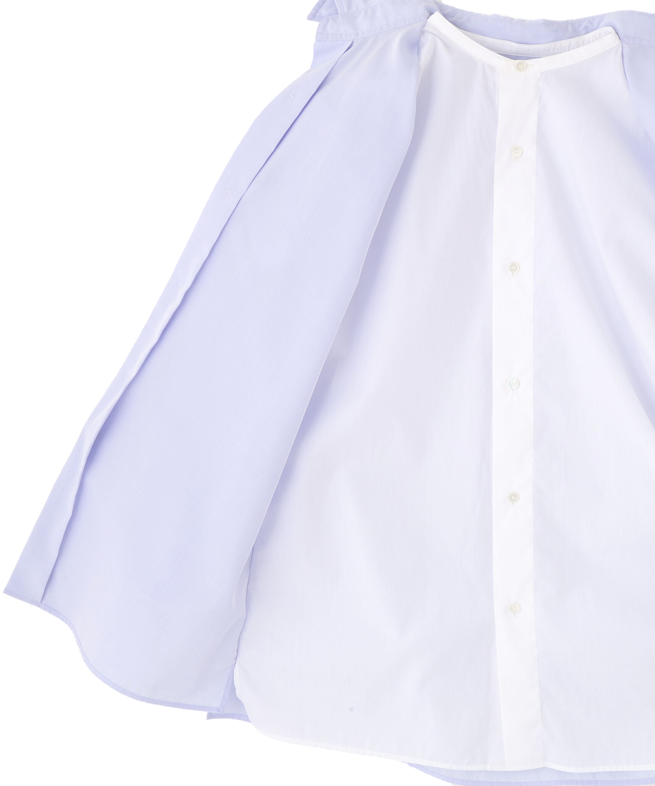 YLEVE 「YLEVE / COTTON BROAD CLOTH LAYERED SHIRT」|シャツ・ブラウス|