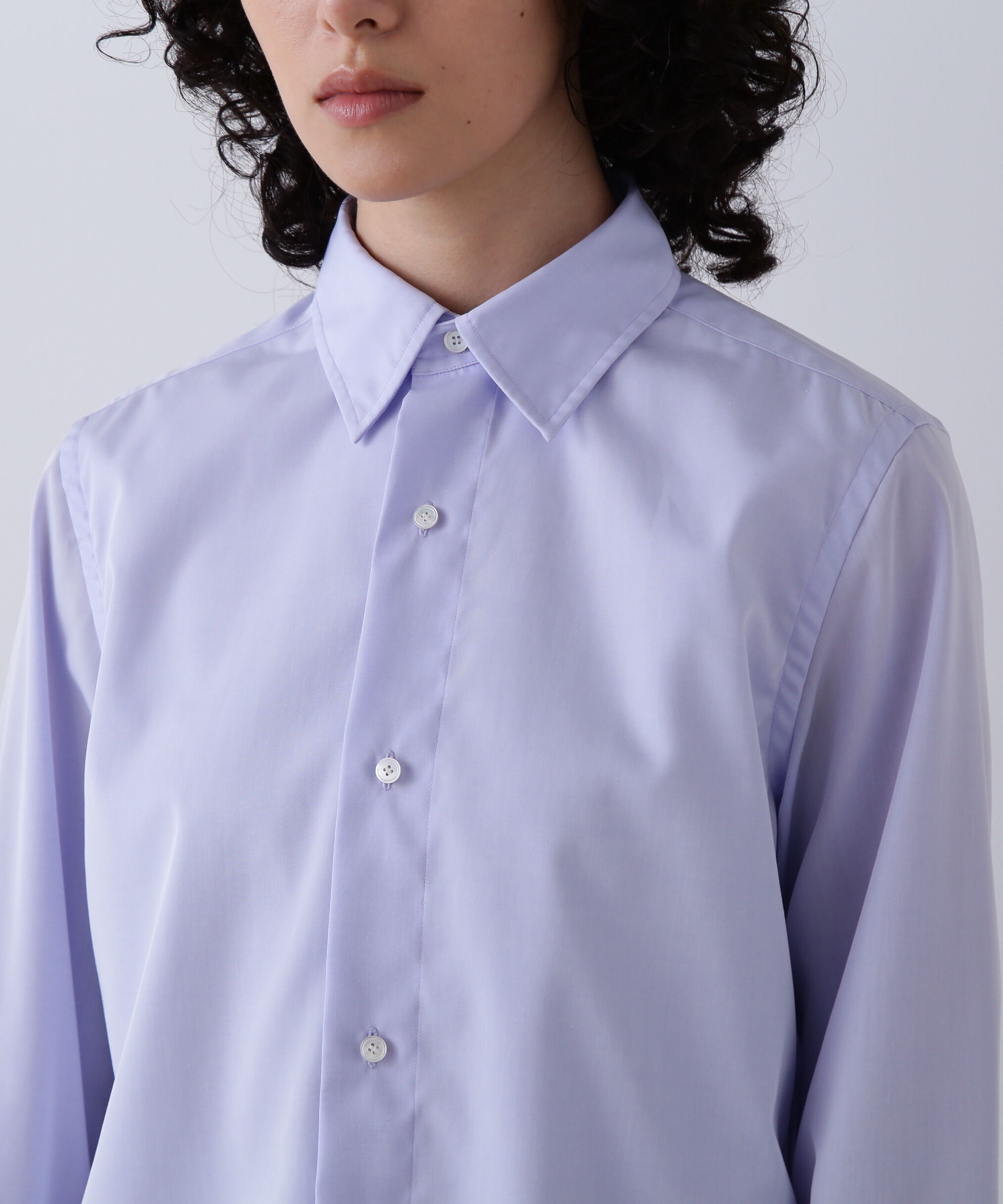 YLEVE 「YLEVE / COTTON BROAD CLOTH LAYERED SHIRT」|シャツ・ブラウス|