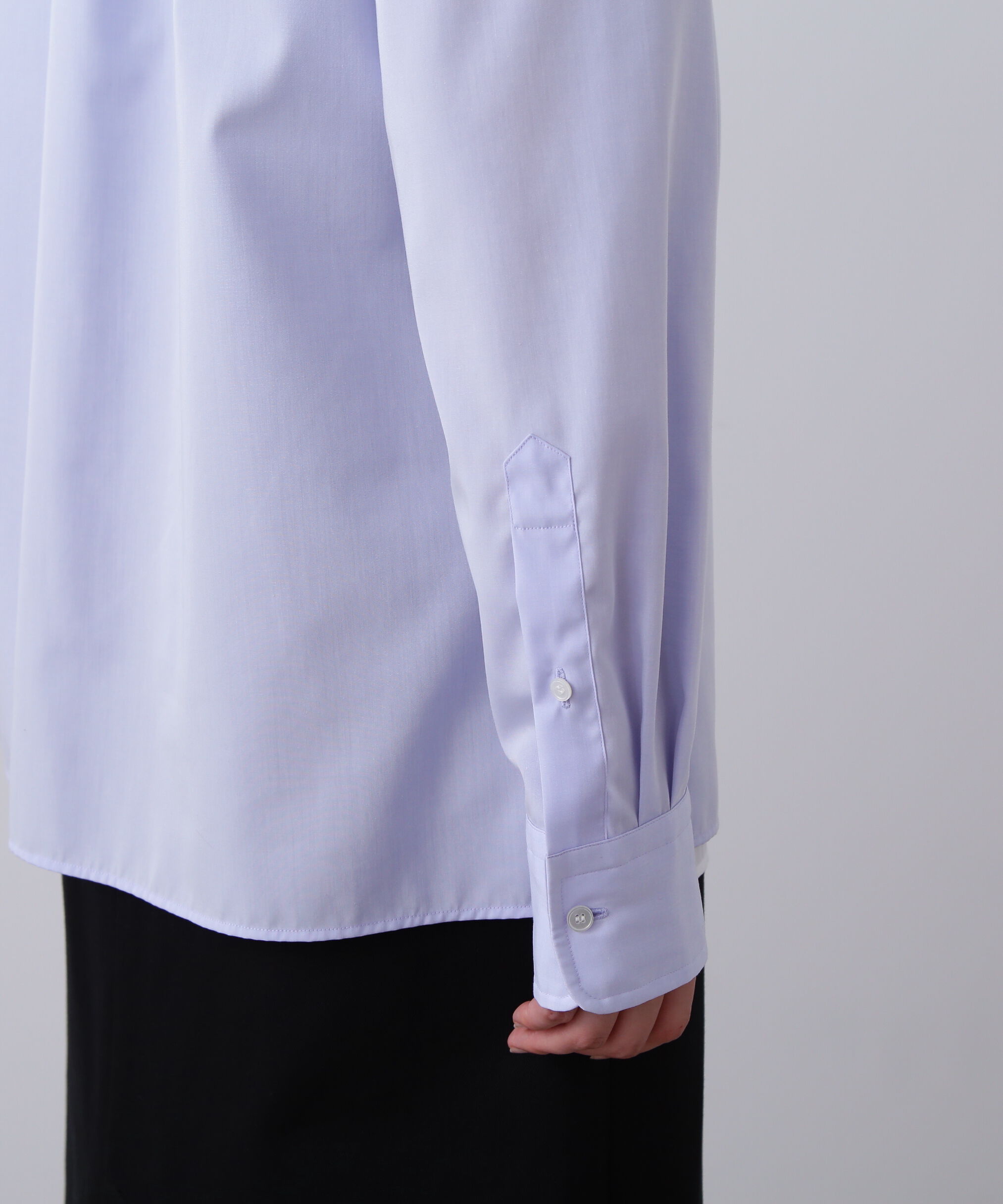 YLEVE 「YLEVE / COTTON BROAD CLOTH LAYERED SHIRT」|シャツ・ブラウス|