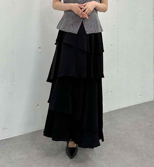 archives「アシメ楊柳シャイニーティアードスカート」|スカート|