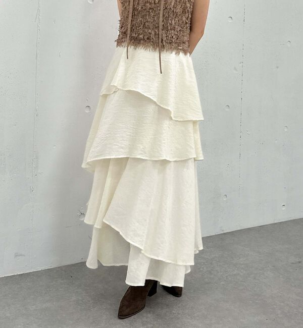 archives「アシメ楊柳シャイニーティアードスカート」|スカート|