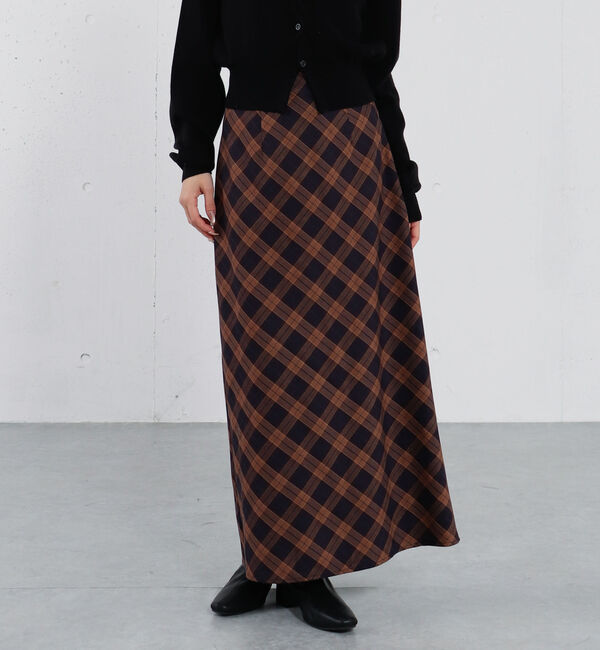 archives「バイアスチェックナロースカート」|スカート|
