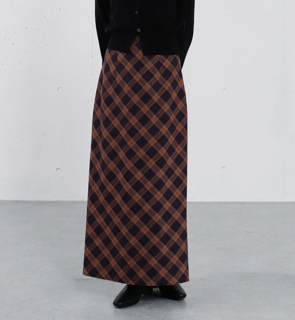 archives「バイアスチェックナロースカート」|スカート|