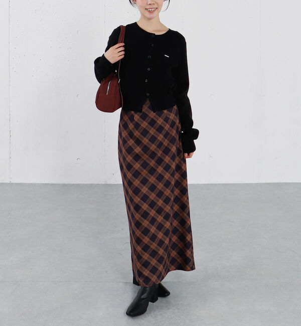 archives「バイアスチェックナロースカート」|スカート|
