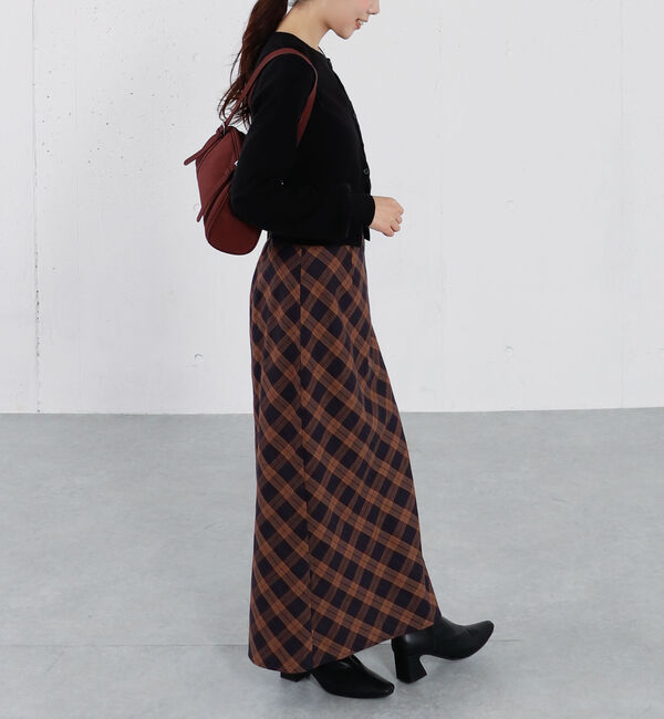 archives「バイアスチェックナロースカート」|スカート|