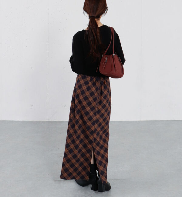 archives「バイアスチェックナロースカート」|スカート|