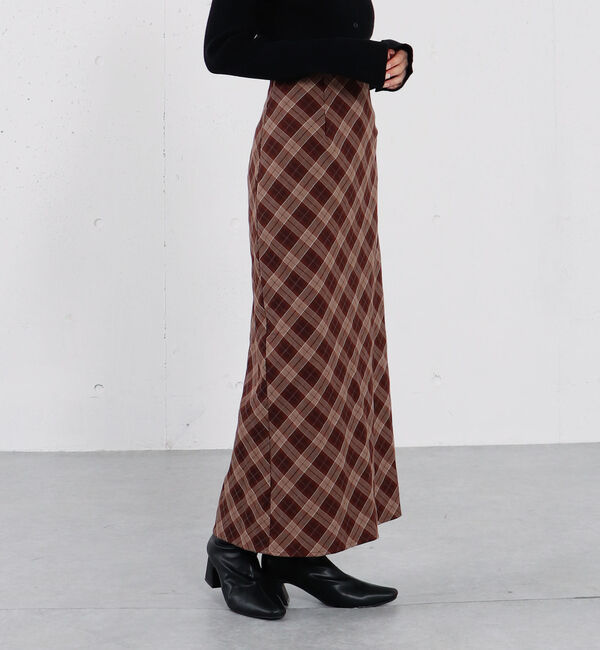 archives「バイアスチェックナロースカート」|スカート|