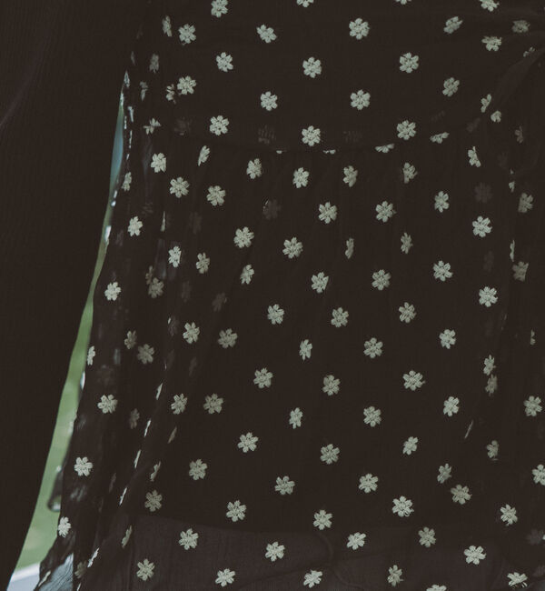 archives「フラワー刺繍ビスチェ&times;リブニットプルオーバーＳＥＴ」|カーディガン|