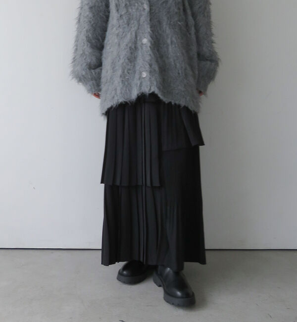 archives「プリーツティアードスカート／」|スカート|BLACK