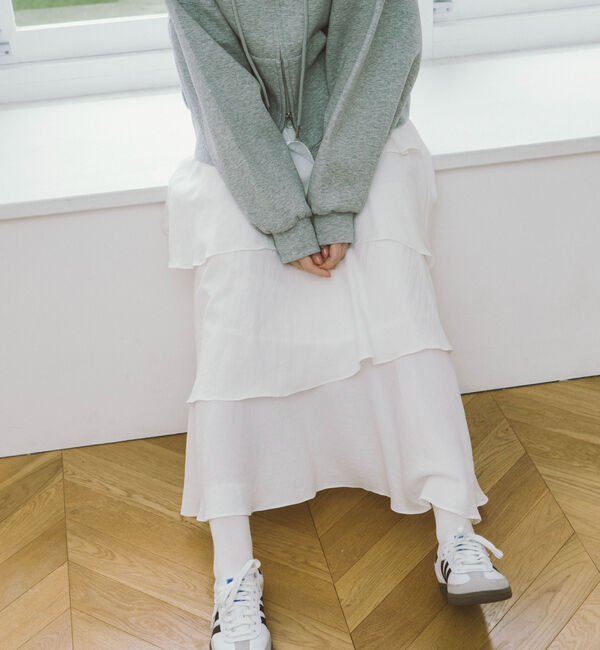 archives「コットンライクフリルティアードスカート」|スカート|