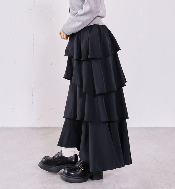 archives「コットンライクフリルティアードスカート」|スカート|