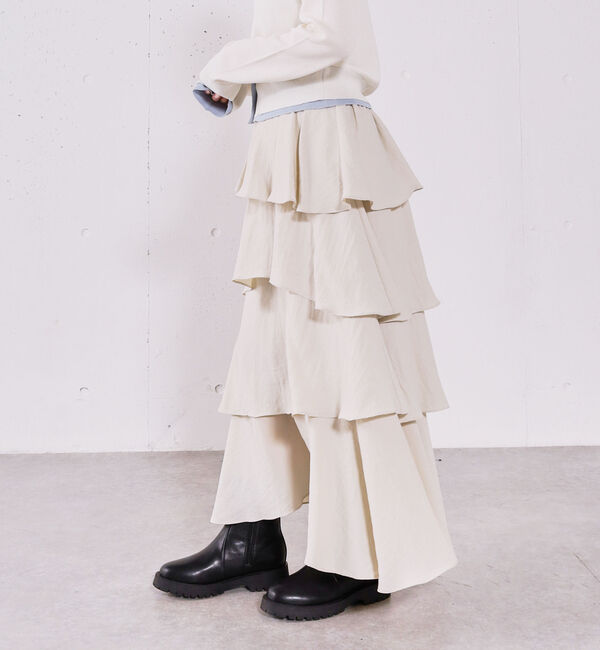 archives「コットンライクフリルティアードスカート」|スカート|