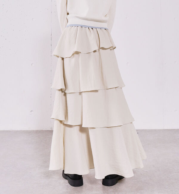 archives「コットンライクフリルティアードスカート」|スカート|