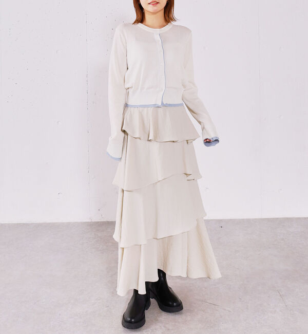 archives「コットンライクフリルティアードスカート」|スカート|
