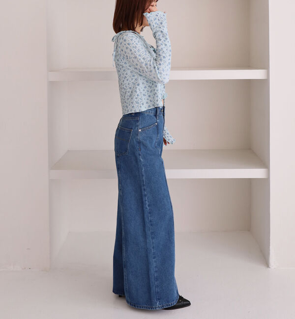 archives「小花柄シャーリングビスチェカットアンサンブル」|カーディガン|