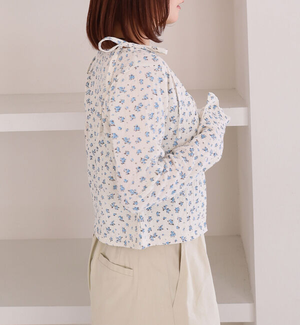 archives「小花柄シャーリングビスチェカットアンサンブル」|カーディガン|