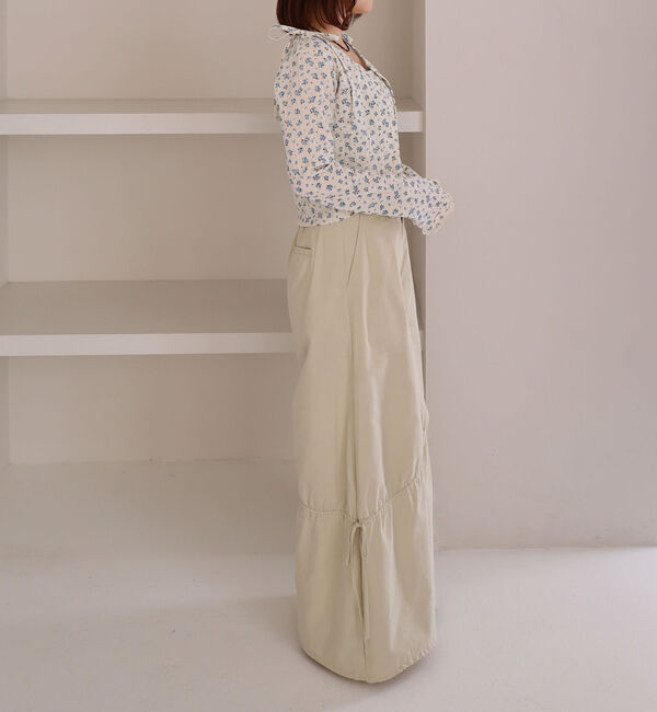 archives「小花柄シャーリングビスチェカットアンサンブル」|カーディガン|