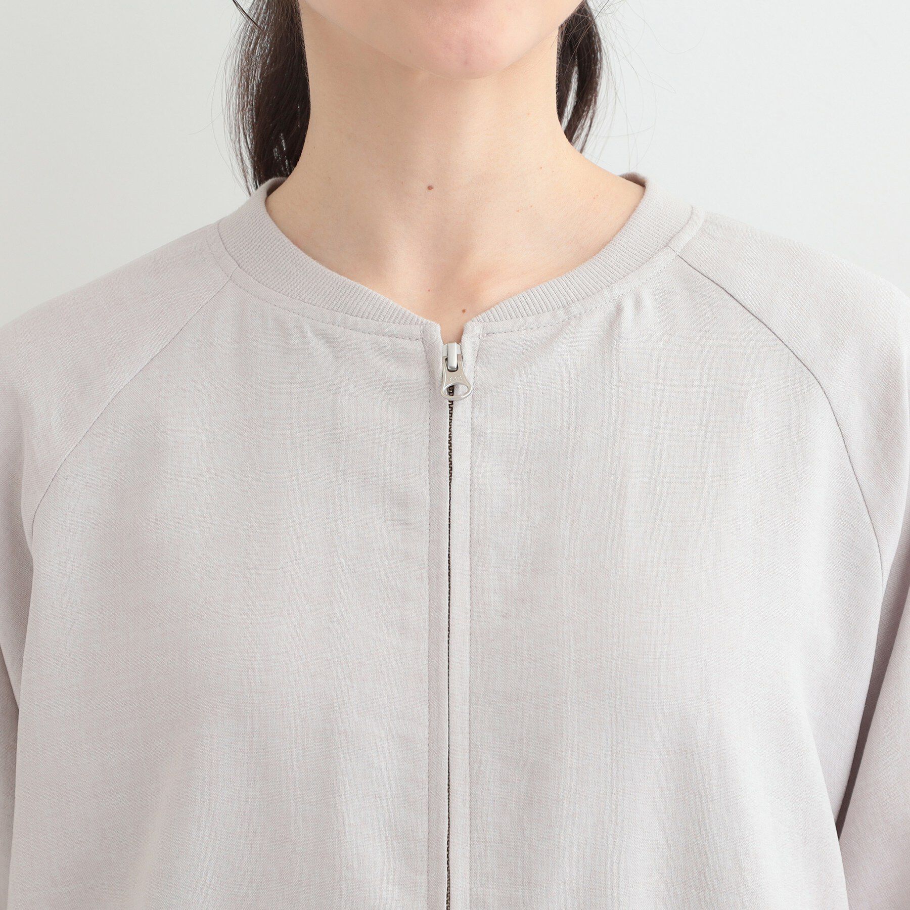 SHOO･LA･RUE「麻調リブブルゾン」|ブルゾン・スタジャン|