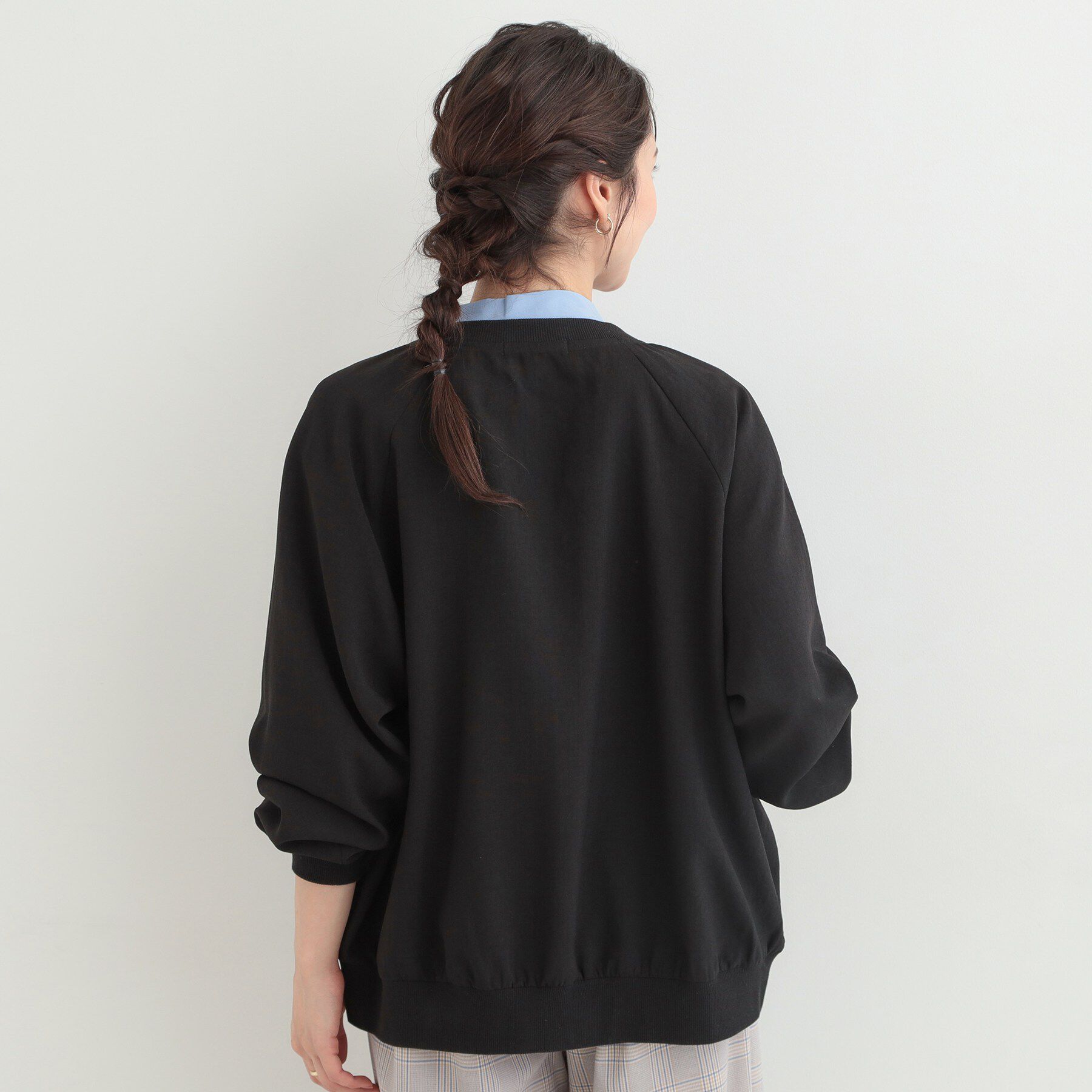 SHOO･LA･RUE「麻調リブブルゾン」|ブルゾン・スタジャン|