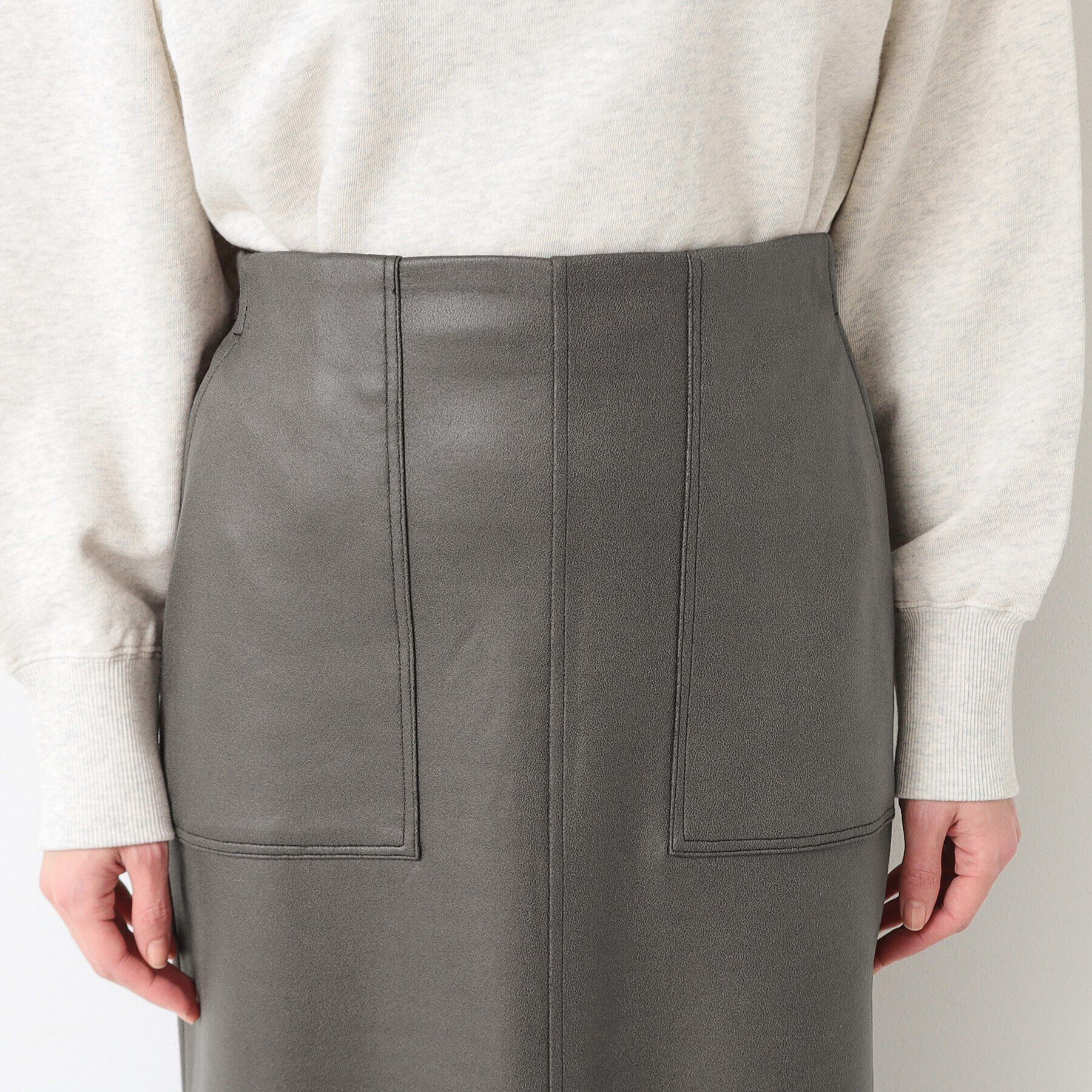 Dessin「【洗える】ベイカーポケット付ストレートスカート（S～L）」|スカート|