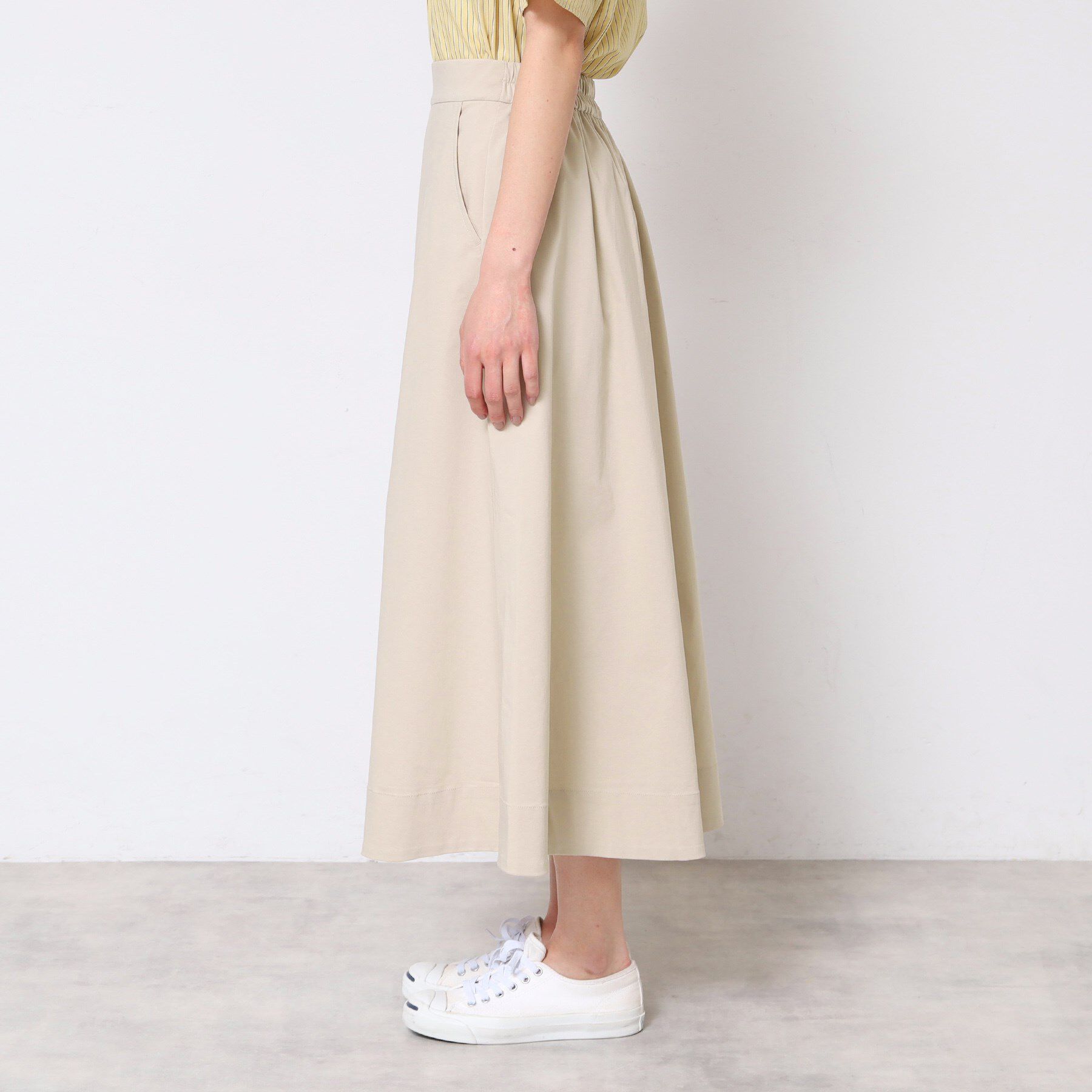 Dessin「【洗える】Aラインストレッチスカート」|スカート|