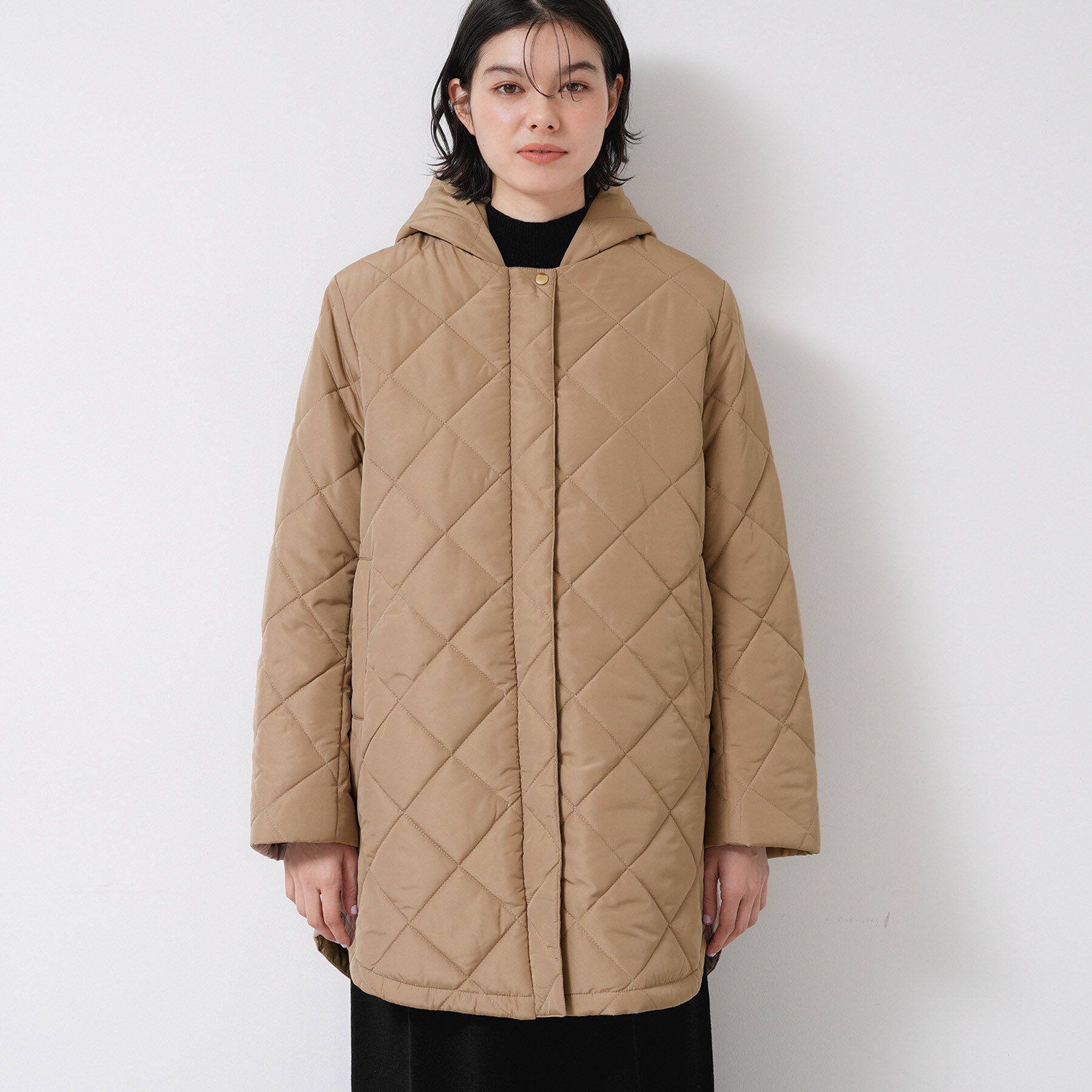 Dessin「【2WAY/洗える】中綿キルトコート」|ダウン|