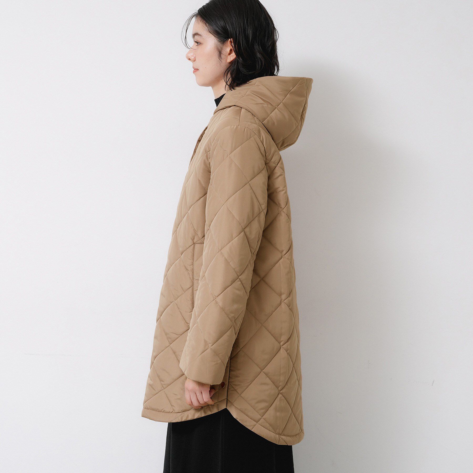Dessin「【2WAY/洗える】中綿キルトコート」|ダウン|