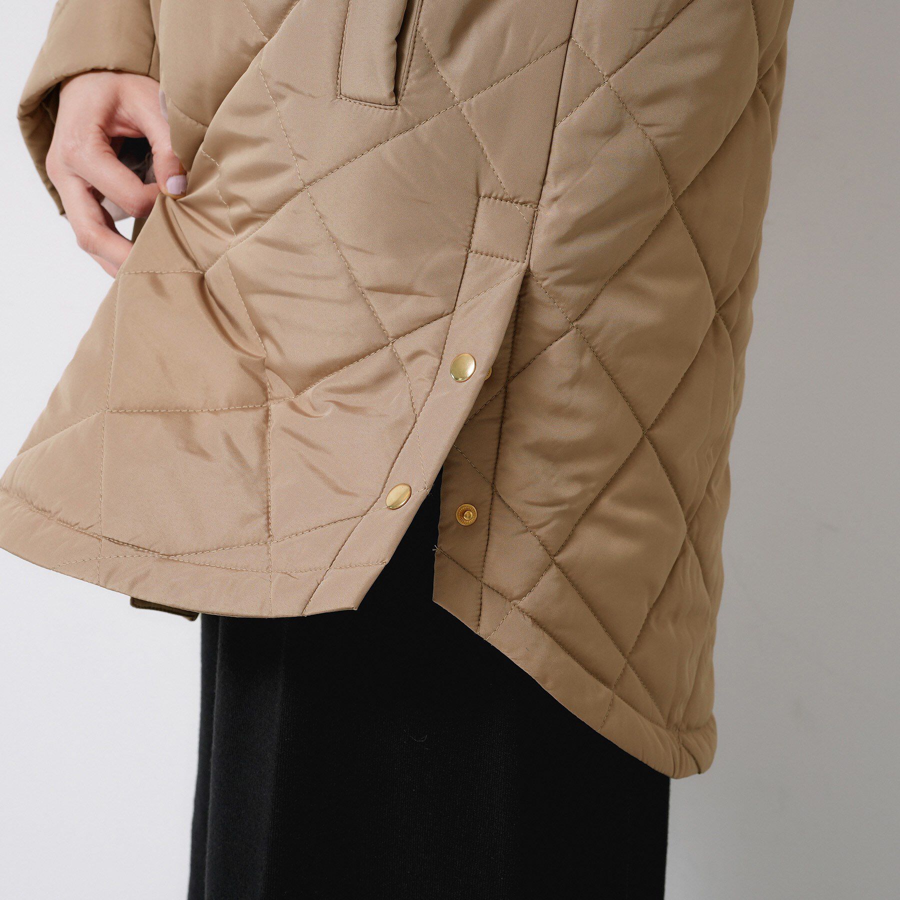 Dessin「【2WAY/洗える】中綿キルトコート」|ダウン|