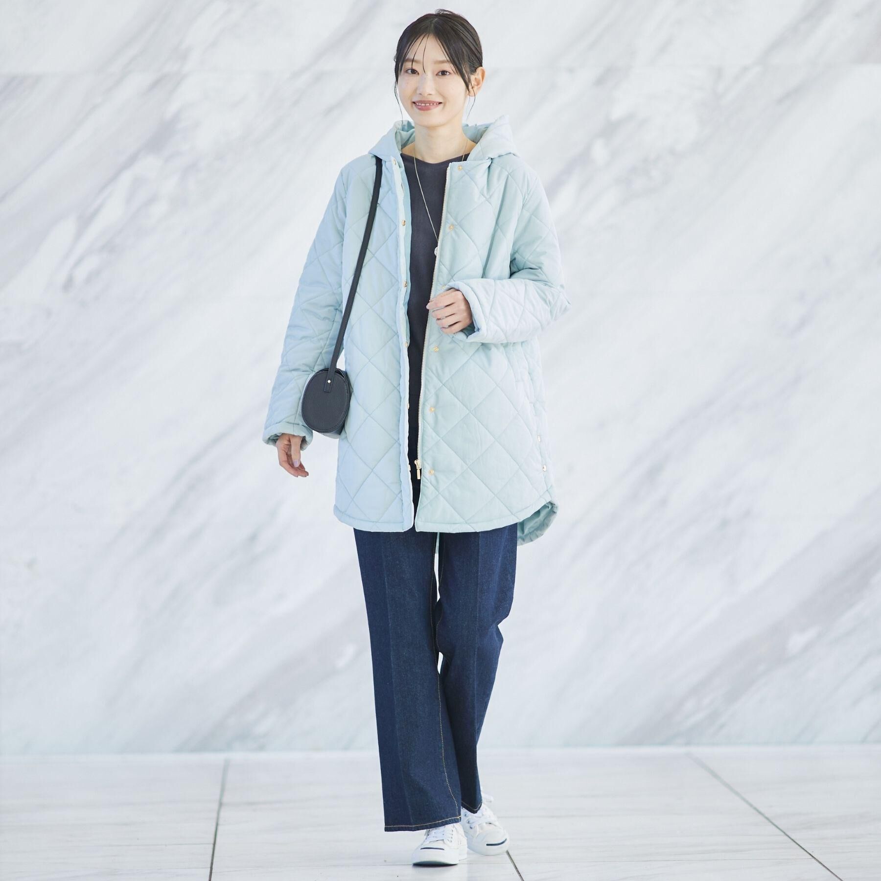 Dessin「【2WAY/洗える】中綿キルトコート」|ダウン|