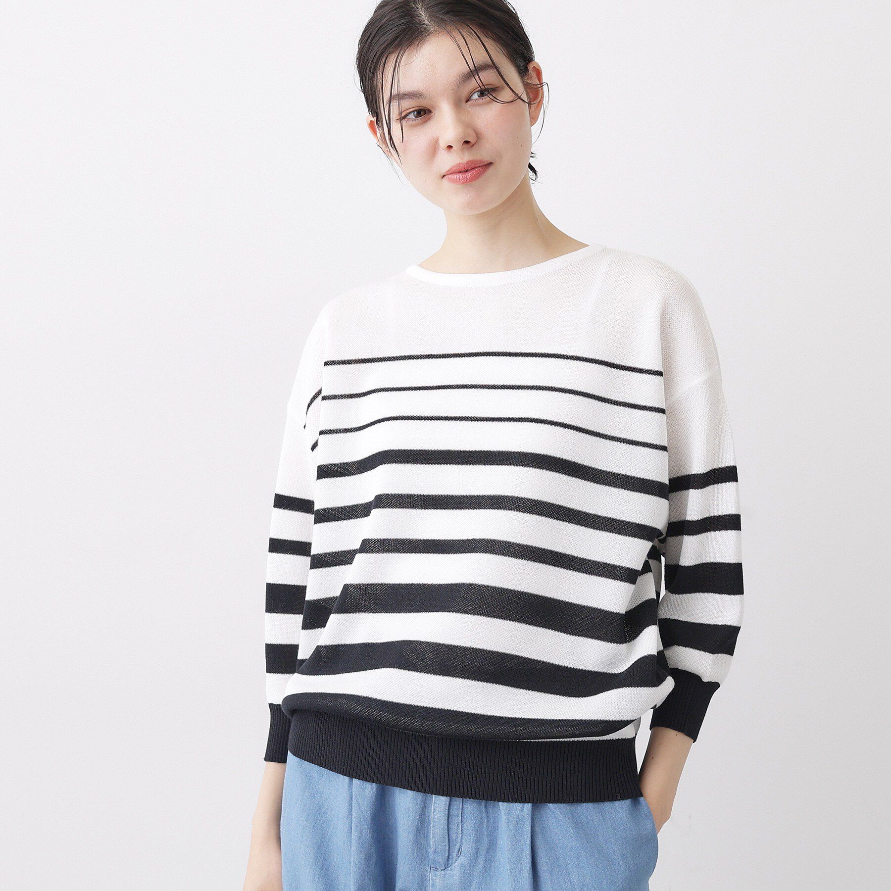 Dessin「シアーリラックスニット」|ニット・セーター|