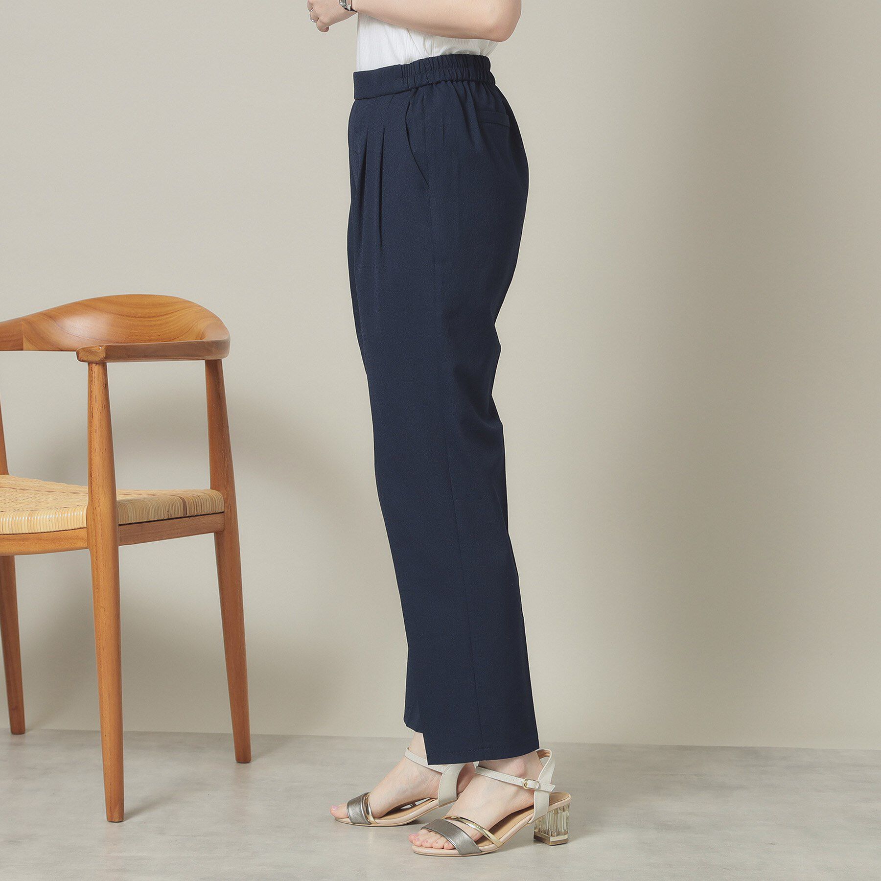 ITS&rsquo;DEMO「【手洗い可】麻調メッシュパンツ」|その他|