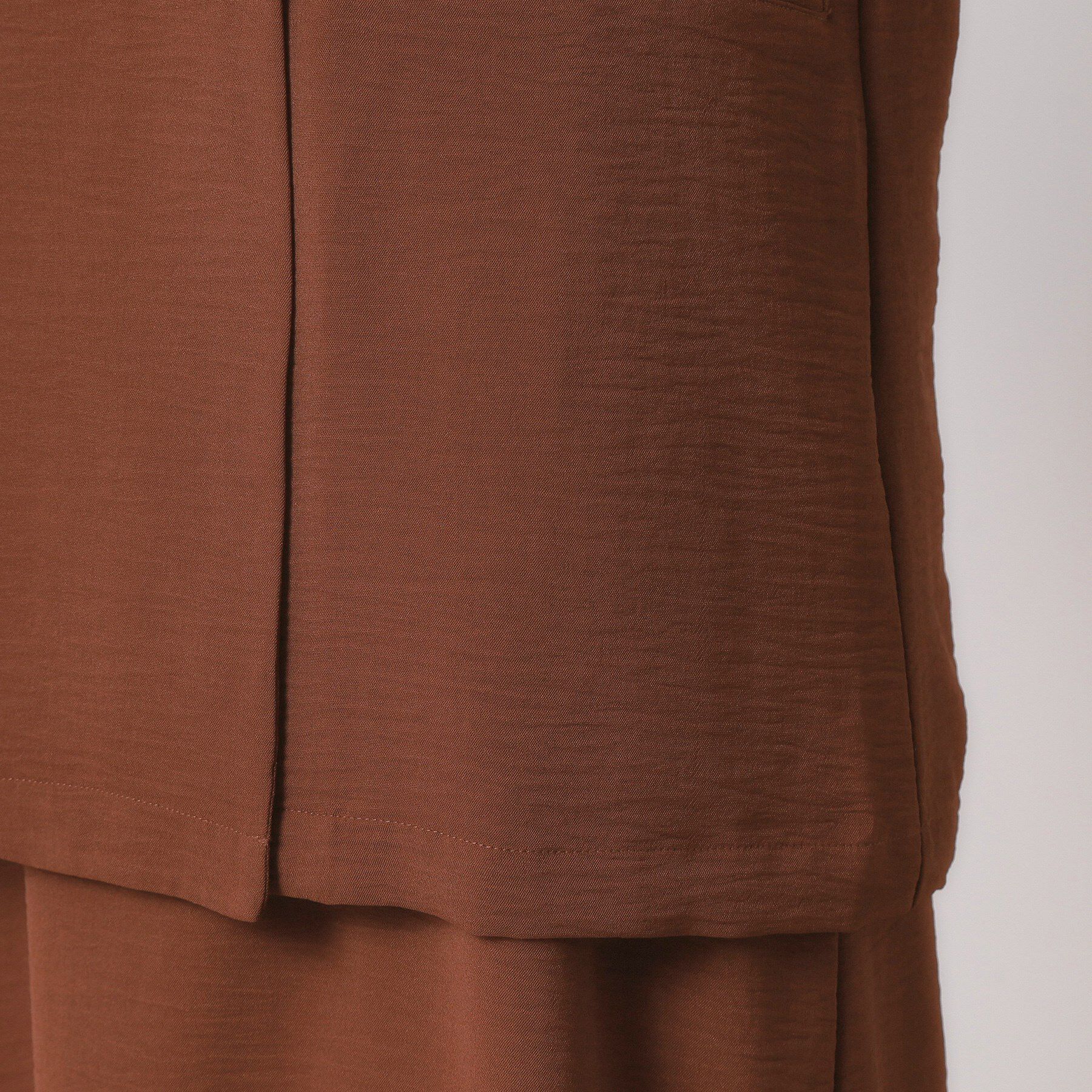 ITS&rsquo;DEMO「【接触冷感／吸水速乾／洗濯機OK／イージーケア】ジレ&times;キャミワンピースセット＜ラク服シリーズ＞」|ワンピース|