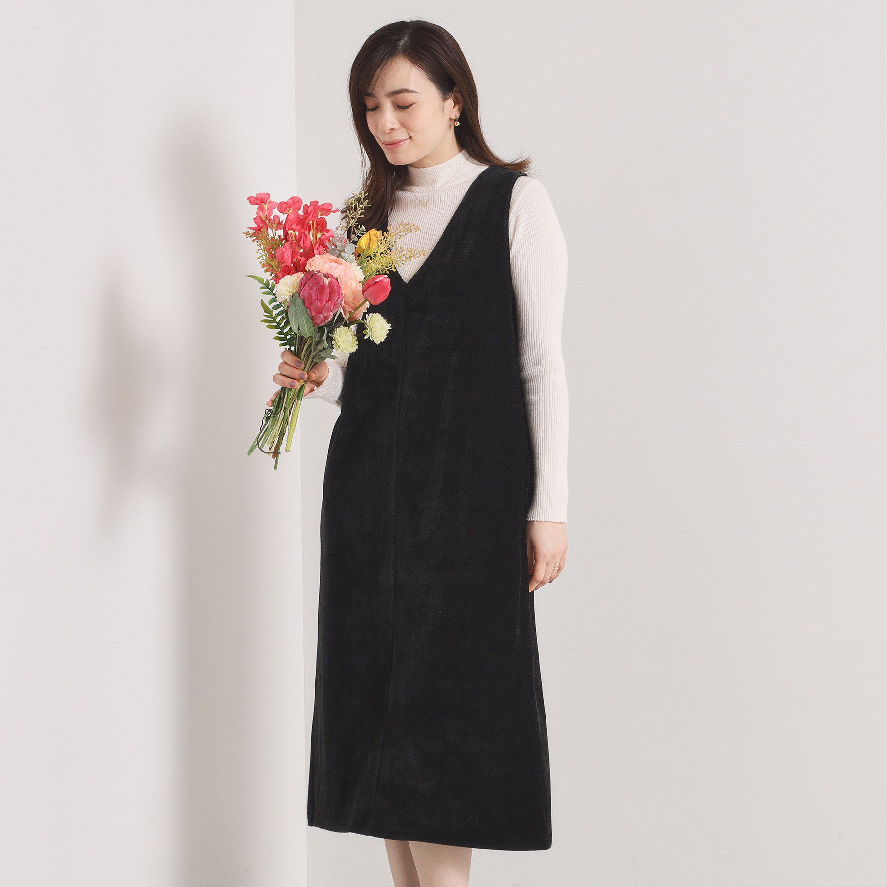 ITS&rsquo;DEMO「【手洗い可】カットツイルジャンスカ」|ワンピース|