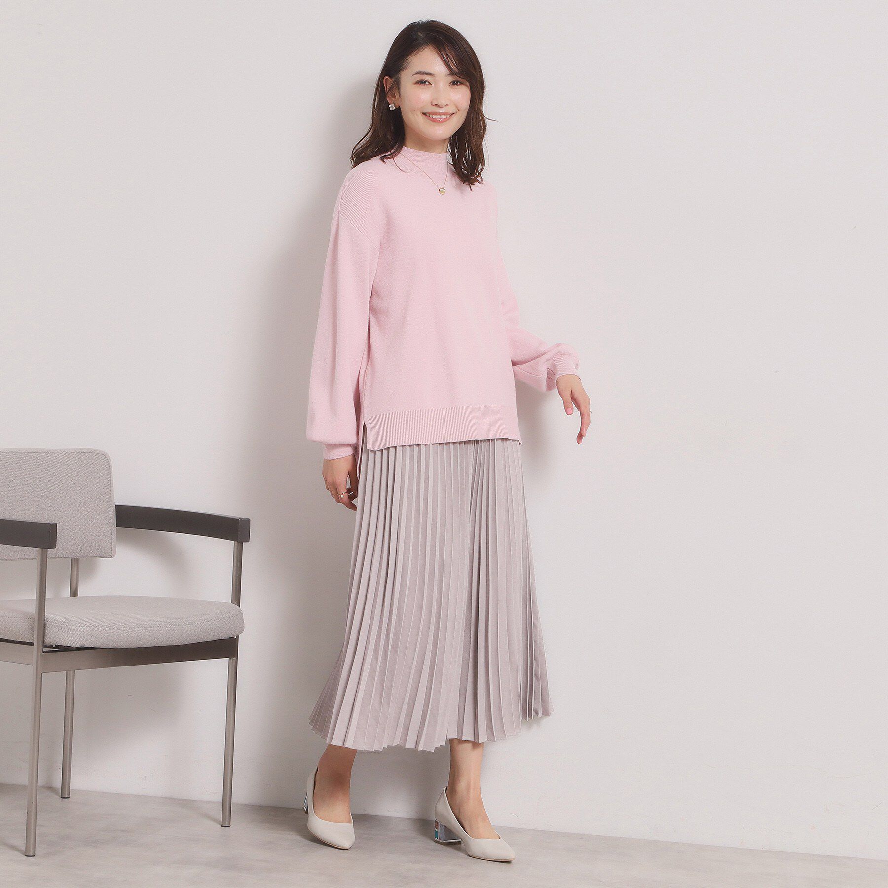 ITS&rsquo;DEMO「【手洗い可／8色展開】カラフルハイネックニット」|ニット・セーター|