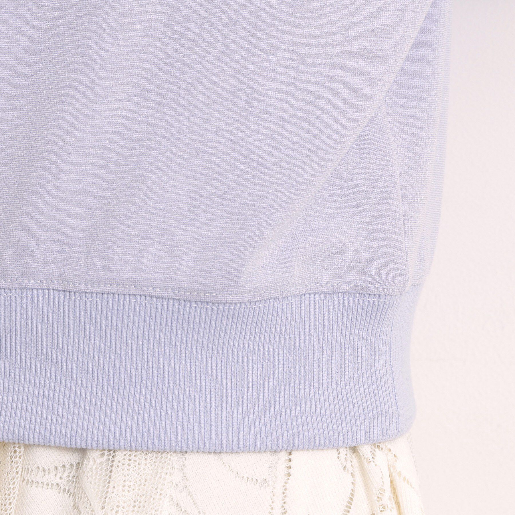 ITS&rsquo;DEMO「【手洗い可】ラメポンチドルマンプルオーバー」|Tシャツ・カットソー|